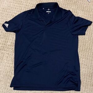 Adidas Men's Dark Blue Polo Shirt